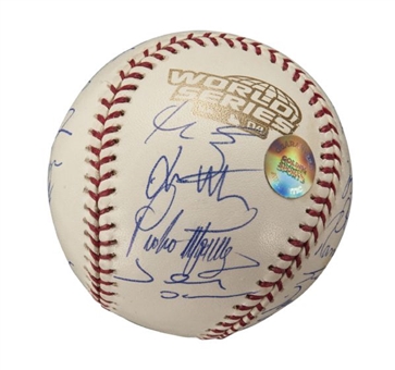 2004 Boston Red Sox Team Signed Official World Series Baseball (MLB Authenticated)